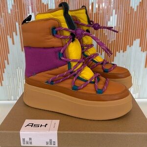 Pair of Womens Ash Chalet Snow Boots From Free People Size 39/9